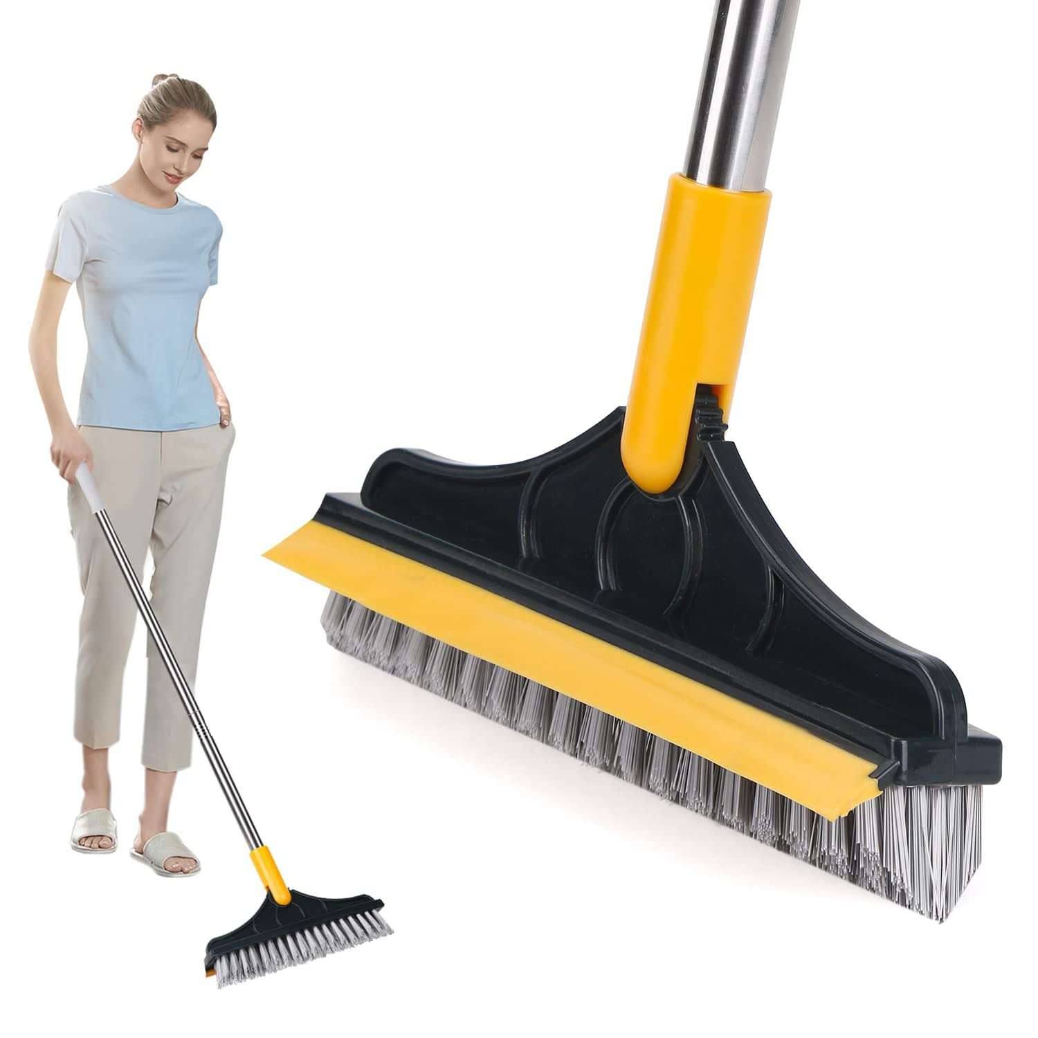 2-IN-1 Cleaning Brush With Wiper