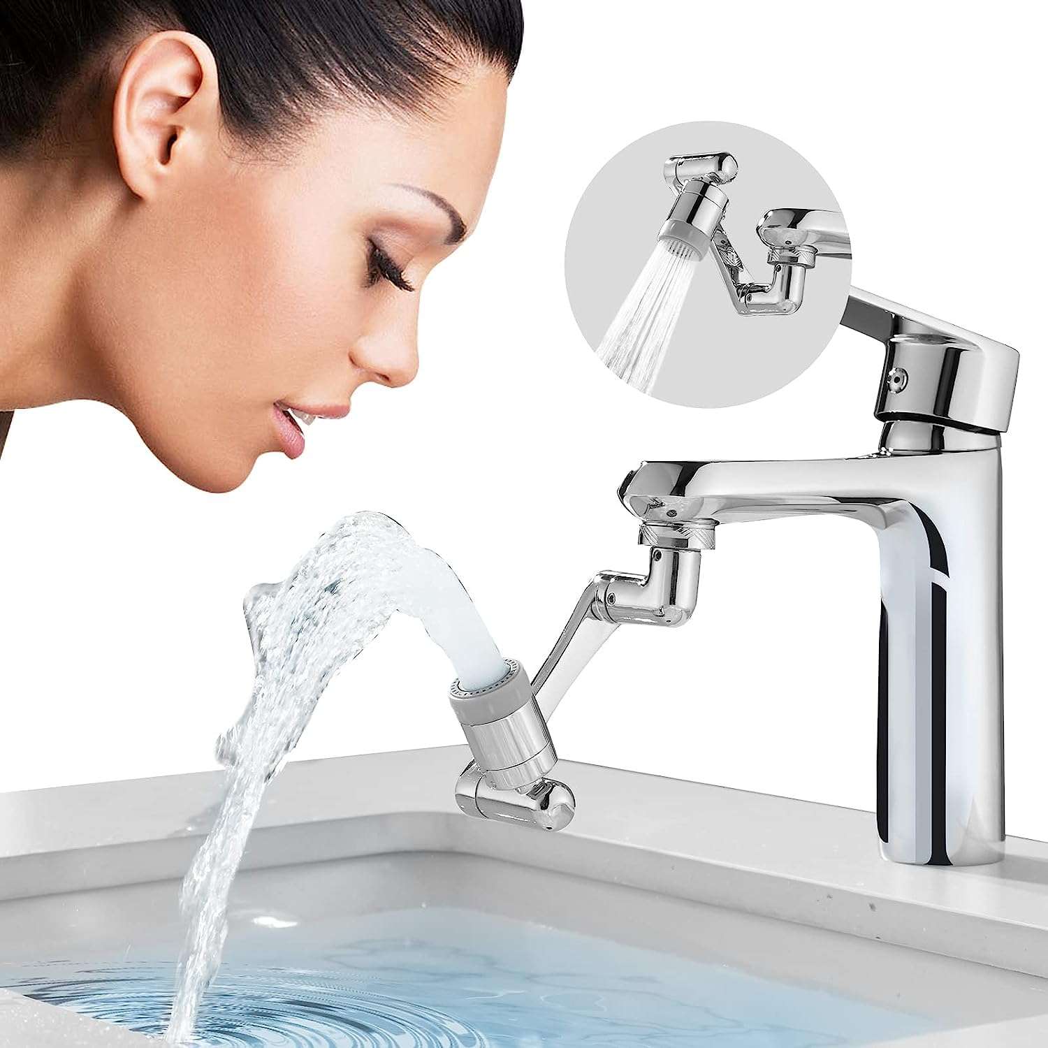 Rotary Sink Faucet Bubbler